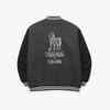 Diadora [Diadora By Palmes] Graphic Varsity Jacket Grey