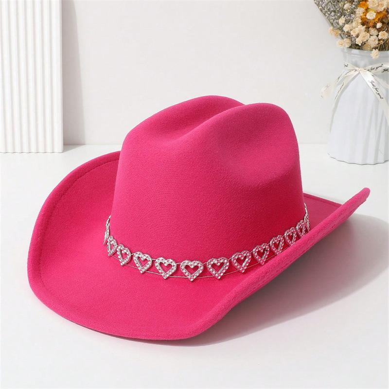 Bridal love jazz top hat European and American style knight hat high quality woolen straw hat men's and women's photo travel hat