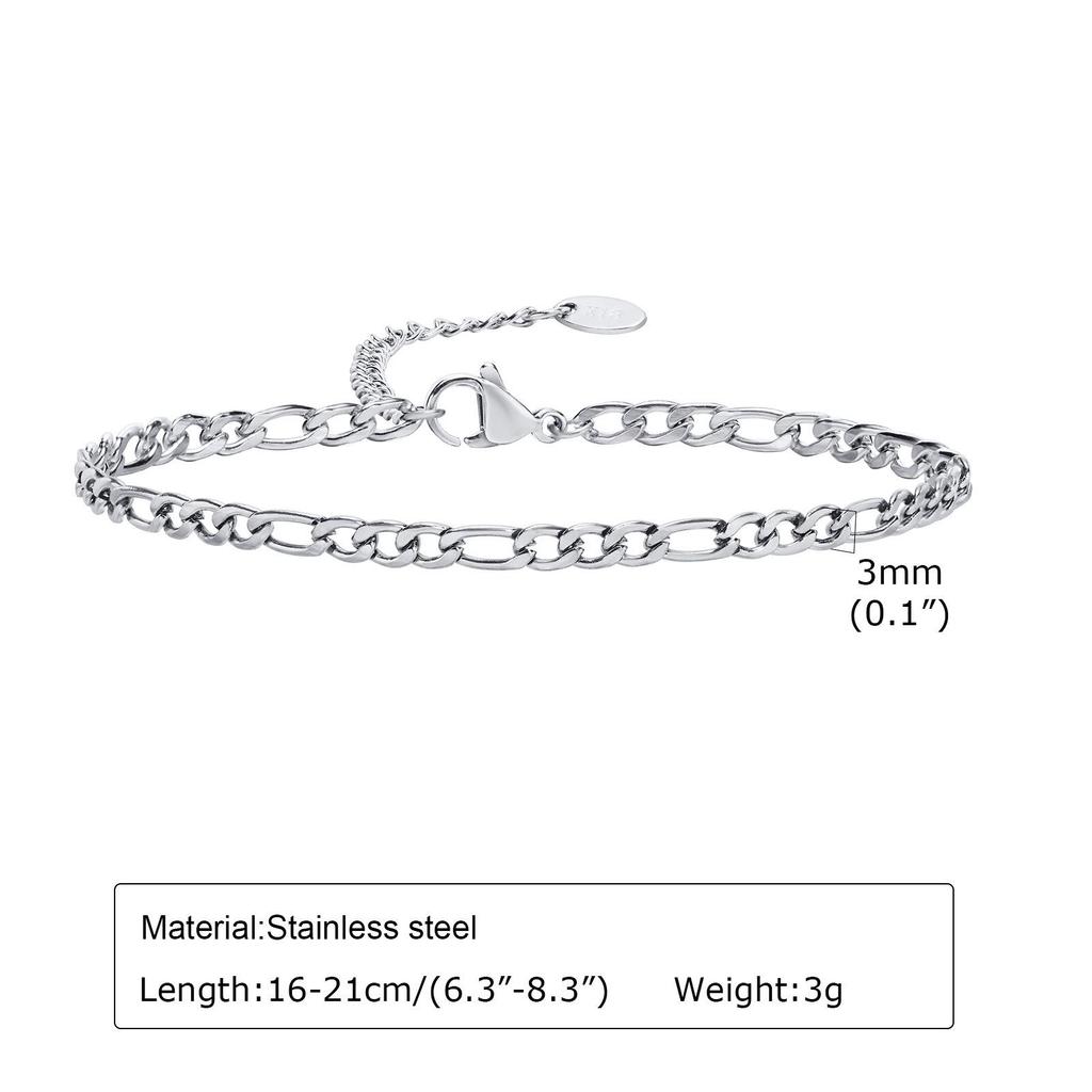 Women's Versatile Twist Chain Bracelet - Stackable and Stylish for Daily Wear