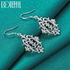 Geometric Earrings Silver Fashion Jewelry