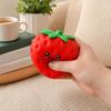 Portable Stress Reliever Cartoon Strawberry Relief Toy Giant Squeeze Fake Safe Toy Fruit Sensory Fidget for Home Office School Adult