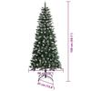Artificial Christmas Tree with 150 LEDs and Stand Green 150 cm