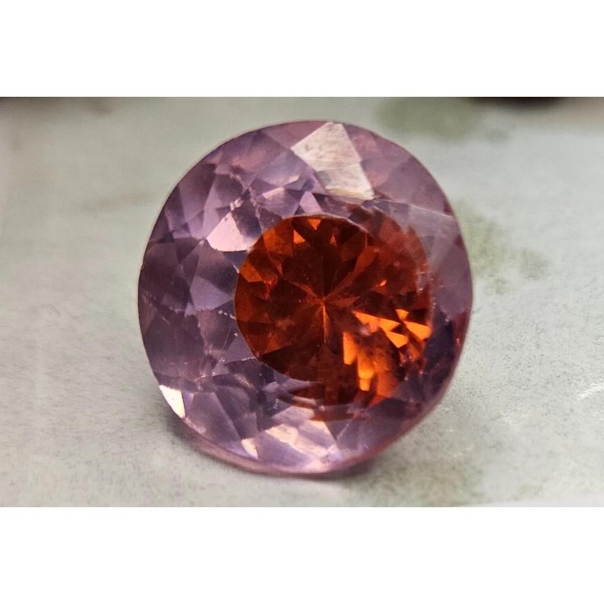 Pitambari Sapphire Bi-Color 17+ Ct Round Cut Certified Beautiful Loose Gemstone