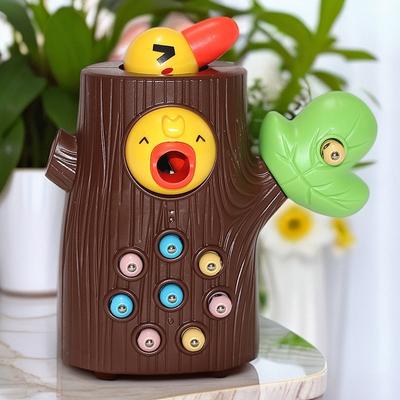 Woodpecker Game, Magnetic Fishing, Bird Catching Insects, Feeding, Hand-Eye Coordination Training, Parent-Child Interaction, Children'S Toys