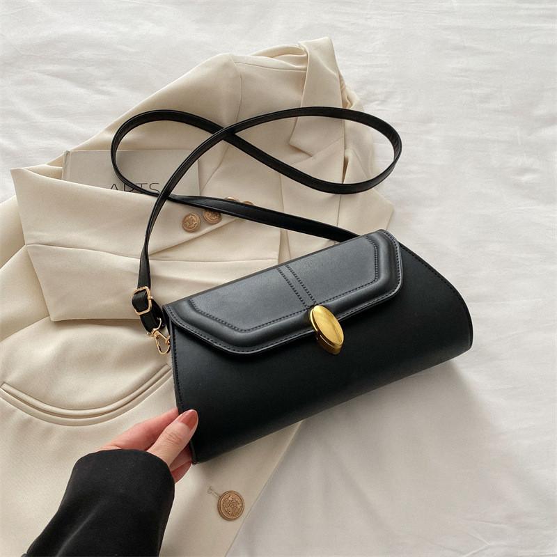 Stylish Street Fashion Small Square Bag With Synthetic Leather Lining