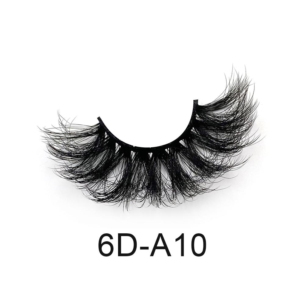 Fluffy 12MM-20MM Handmade Faux Mink 3D Strip Eye Lashes Vendors Private Label Vegan Custom Logo