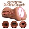 3 In 1 Pocket Pussy Male Masturbator Men Penis Stimulation 3D Realistic Textured Deep Vagina Tight Anus Real Mouth Adult Sex Toy