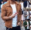 European and American Men's Suede Jacket Small Coat