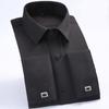 Loose Business Men's French Cufflink Shirt Men's White Shirt Gala Men's Clothing