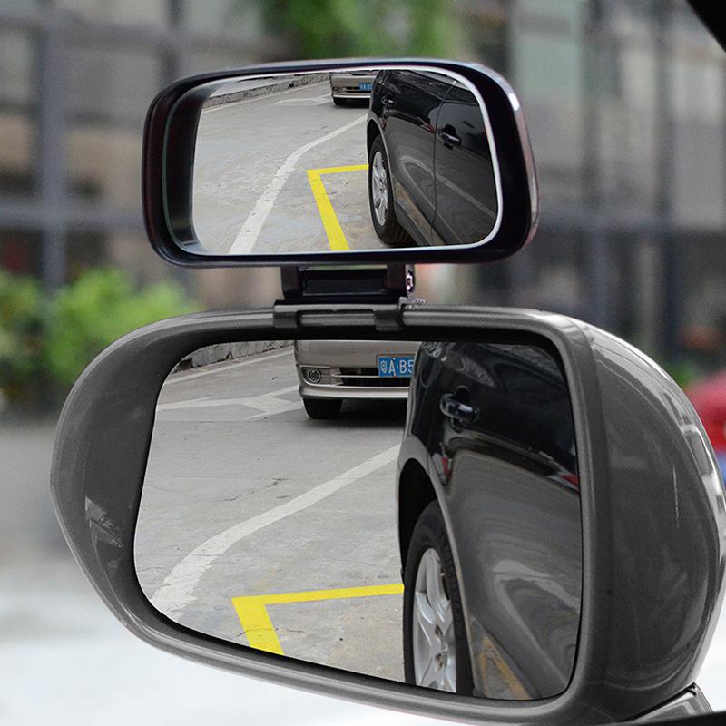 Car Blind Spot Mirror Adjustable Convex Rearview Mirror Wide Angle Mirror For Safety Parking Car Mirror