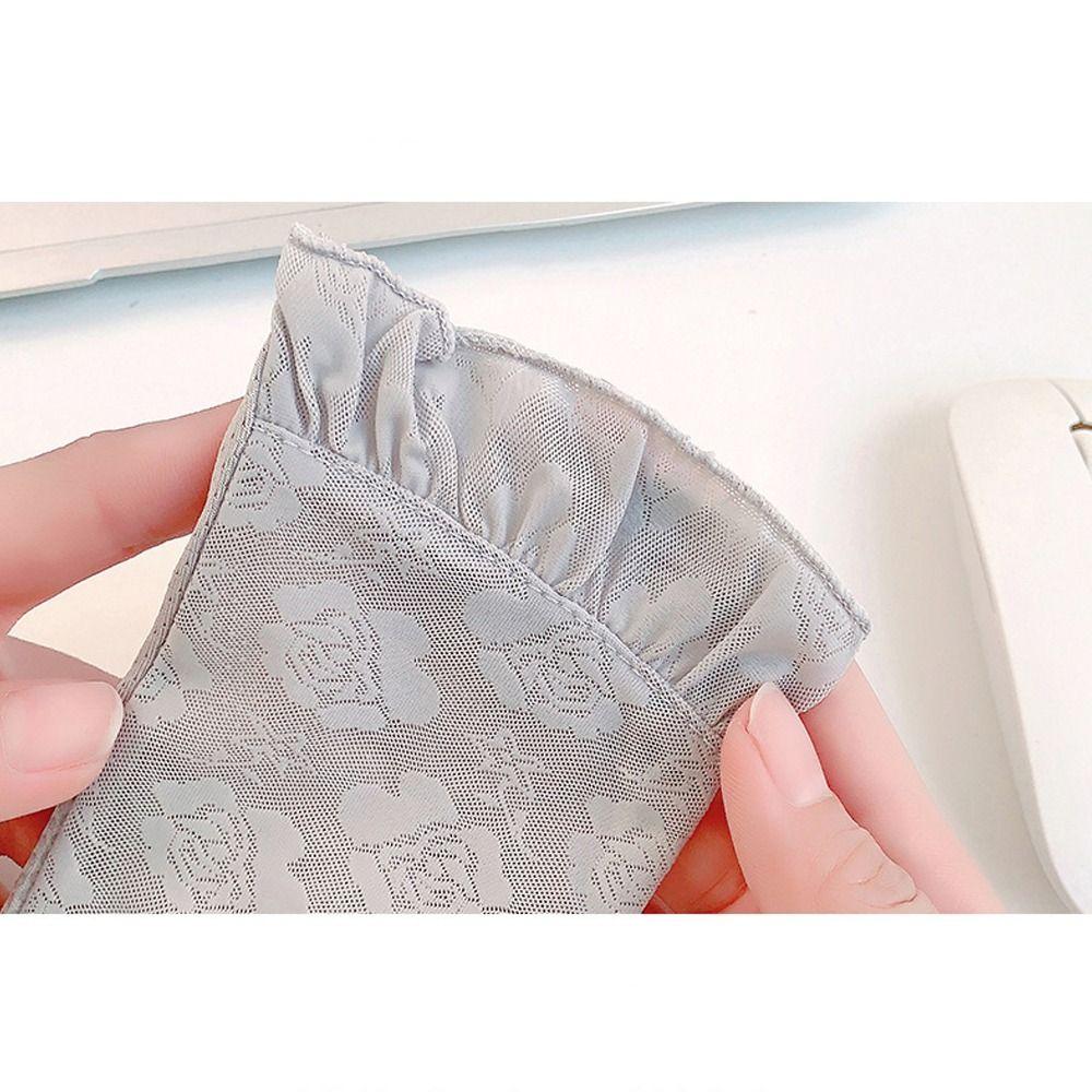 Non-slip Sun Protection Gloves Thin Half-finger Gloves New Exposed Finger Gloves  Women