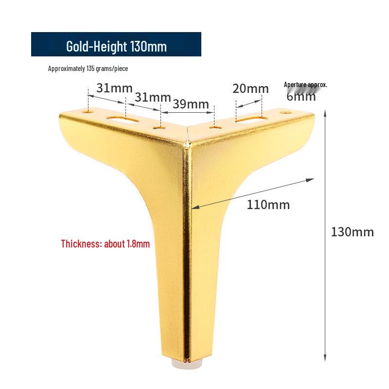 European Light Luxury Metal Furniture Legs - Iron Cabinet and Sofa Feet