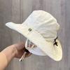 Korean Style Children's Fishmen Hat Drawstring Kid Summer Sun Hat  Mountaineering Cap