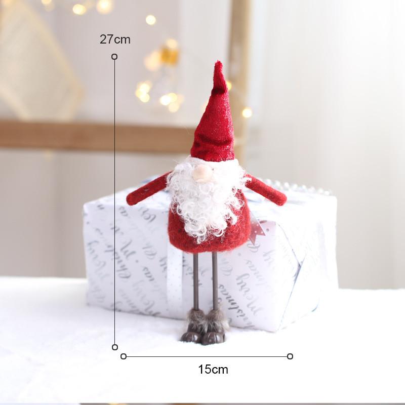 

Christmas Santa Claus Figurine With Modern Design For Holiday Decor RedBeardedMan