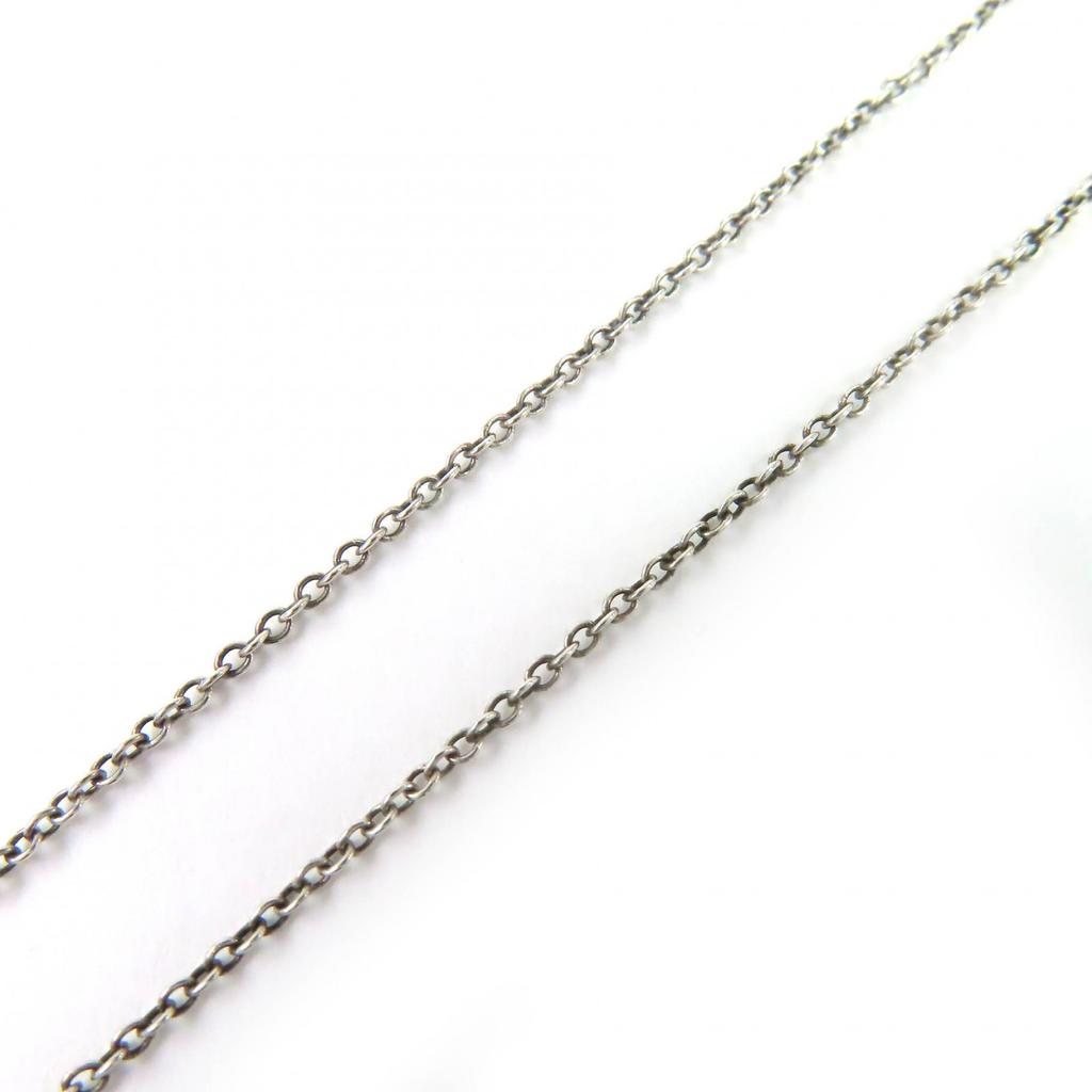 Great TIFFANY&Co. Necklace Double Open Heart Pendant Silver 925 Women Used