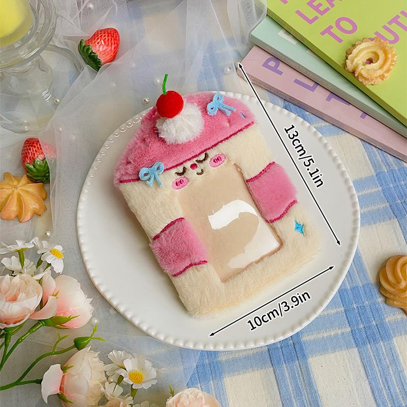 Plush Photocard Holder Cute Photocard Binder 3In Cards Albums For Cards Idol Kpop Cards Protective Case