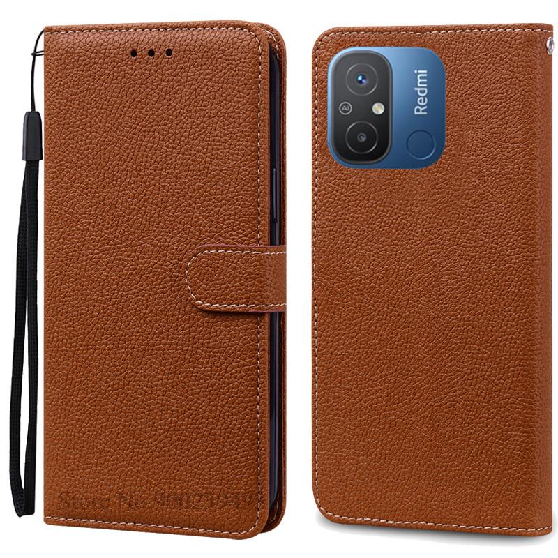 Für Redmi 12C Hülle Weiche Silikon Leder Brieftasche Flip Case Für Xiaomi Redmi 12C Hülle Handyhülle Redmi12C Redmi 12 C Fundas Coque