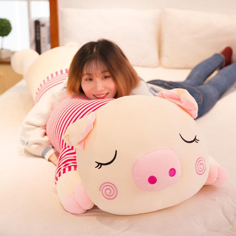 New Doll Piggy Doll Plush Toy Piggy Removable and Washable Cute Doll