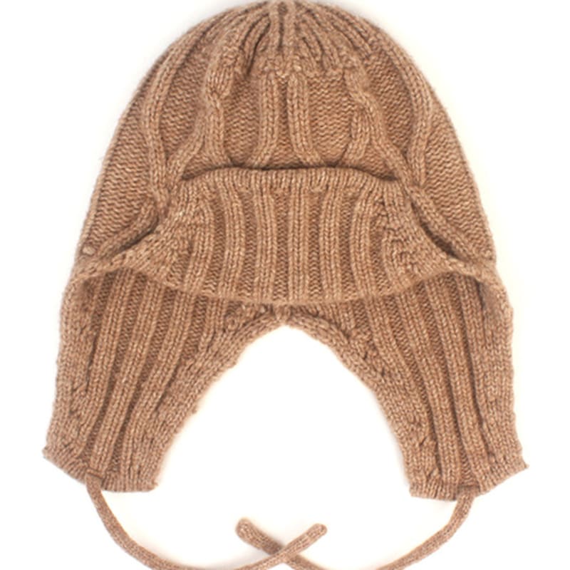 

Универсальная химия Твист Шерсть Коричневая Шапка-ушанка FREE