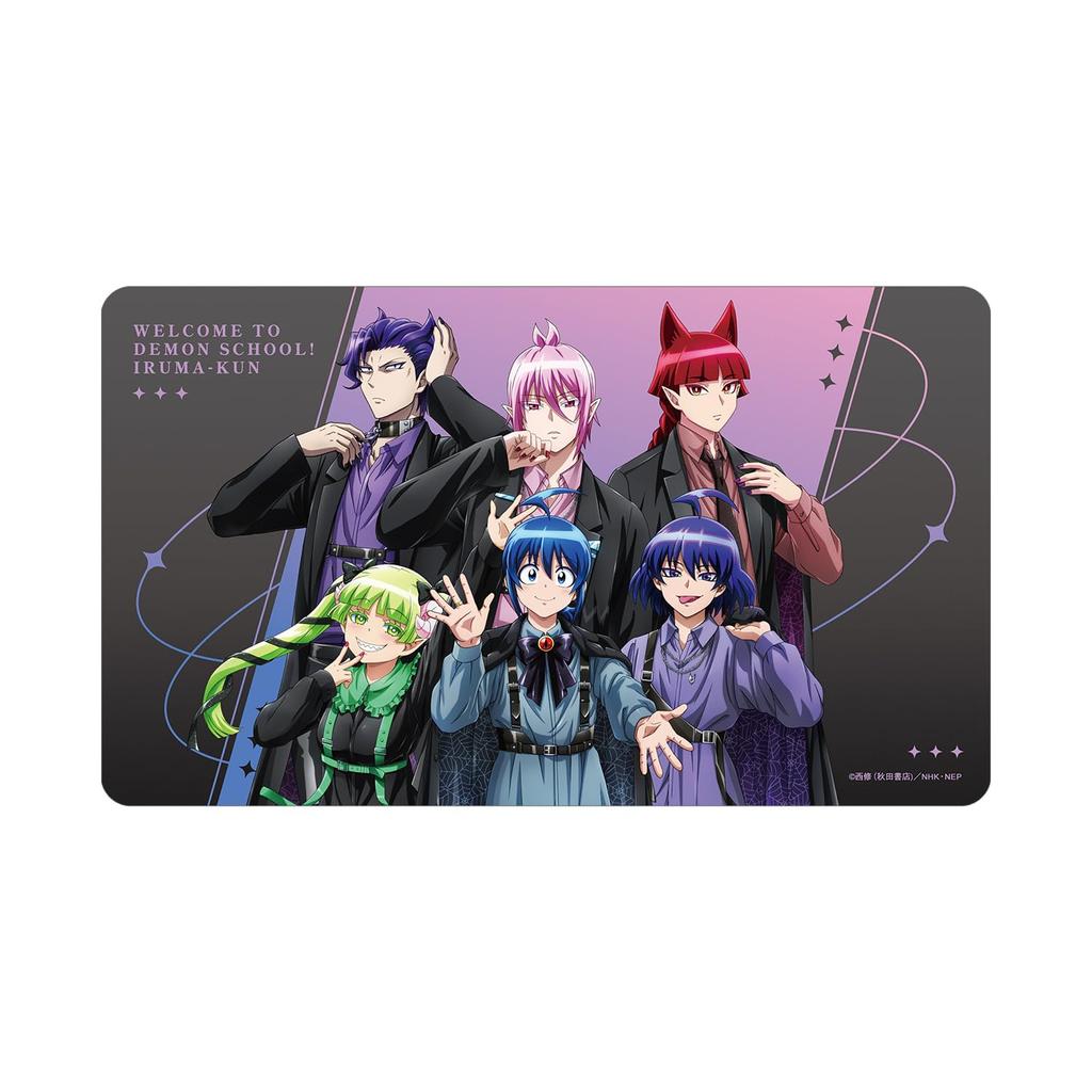 Welcome to Demon Original Illustration Group Black Coordinate Mat School! Iruma-kun Ver. Multi-Desk
