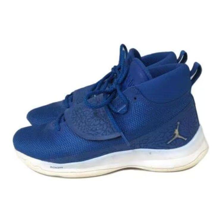 Jordan Super.Fly 5 Comfortable Trendy Durable Lightweight High-Top Basketball Shoes Men sneaker Blue 914478-406