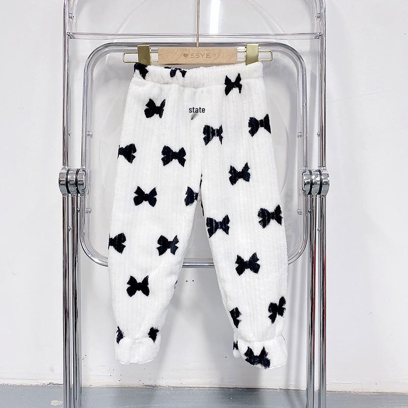 Very Fishy Winter Style Baby Girl Thick Warm Homewear Set ET326