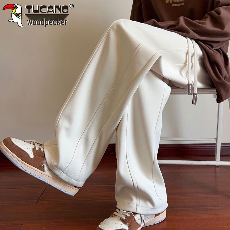 

TUCANO Men s Loose Wide Leg Straight Track Pants L