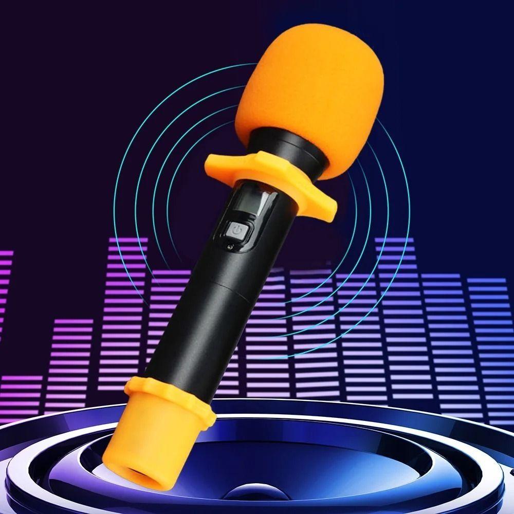 Shakeproof Microphone Anti-Slip Base Soft Mic Non-Skid Ring Silicone Ring Wired/Wireless Mic