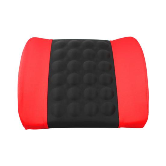 

Электрическая подушка для талии, автомобильный коврик для спины, массажное сиденье для автомобиля, поясничная подушка чёрный/красный