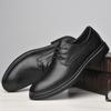 FashionBreathable Dress Shoes for Men Genuine Leather Business Shoes Formal Oxfords Footwear Summer Male Wedding Shoes Classic Loafers