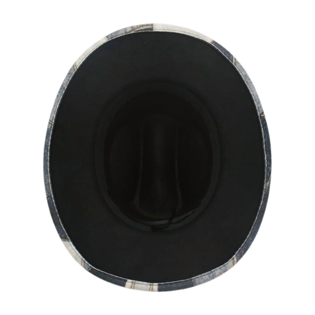 Simple And Old Western Cowboy Hat Travel Vacation Jazz Hat High-End Photography Concave Shape Retro Cowboy Hat