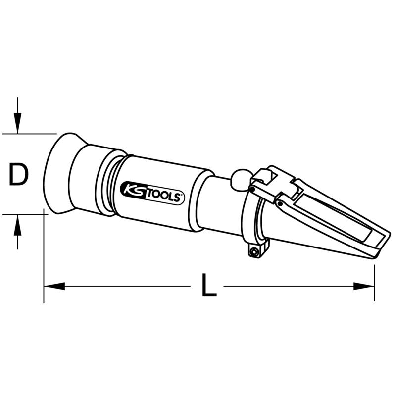 Refraktometr Do Adblue 40Mm 160Mm Ks Tools