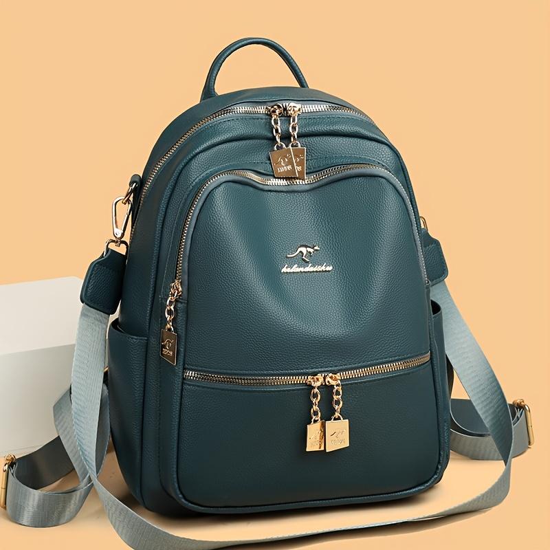 Fashionable PU Women's Backpack, Suitable for Shopping and Travel, High-quality Single-shoulder Bag
