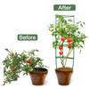 12 Stück Garten-Gemüsepfähle für Pflanzenkäfige, Unterstützung für Tomatenkäfige für vertikale Kletterpflanzen für 11 mm Pfähle