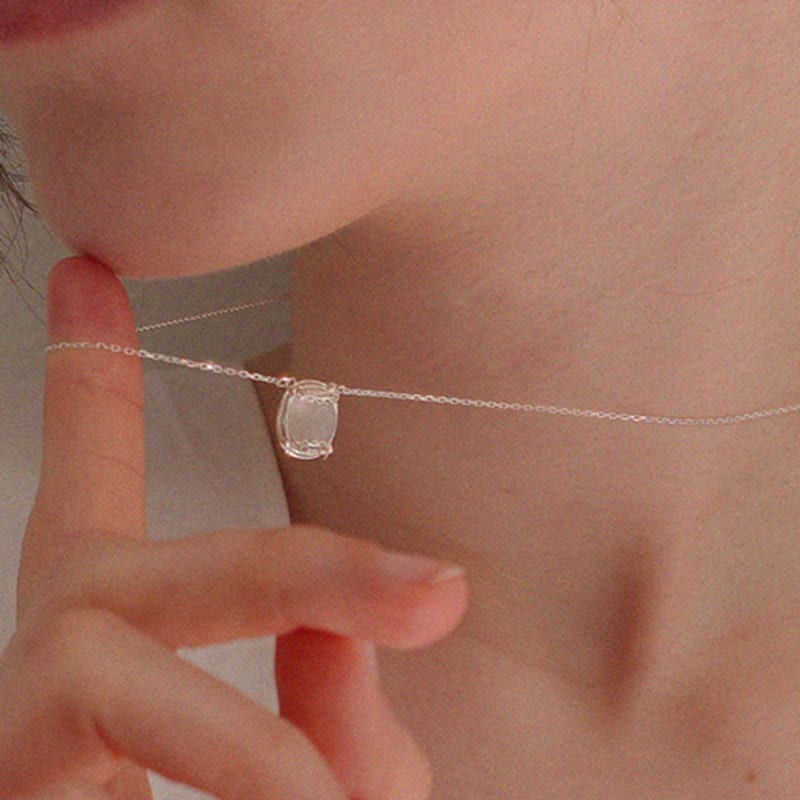 Clemence Jewelry Solid Lace Necklace