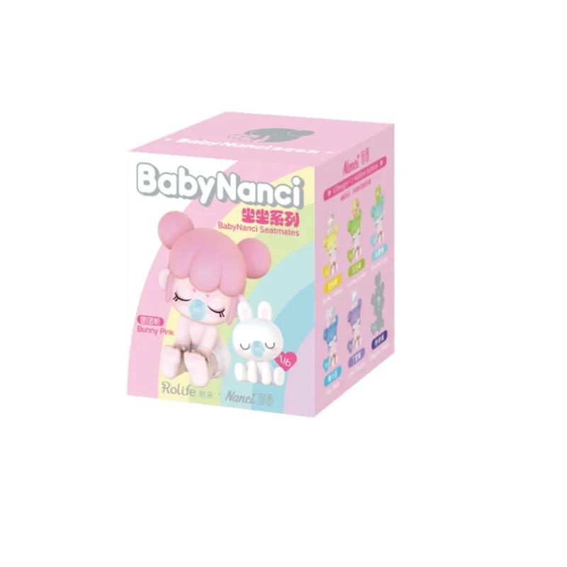 

Robotime Rolife Nanci Action Figures Babynanci Seatmates Cute Mini Dolls Toys for Kids-NAXX0