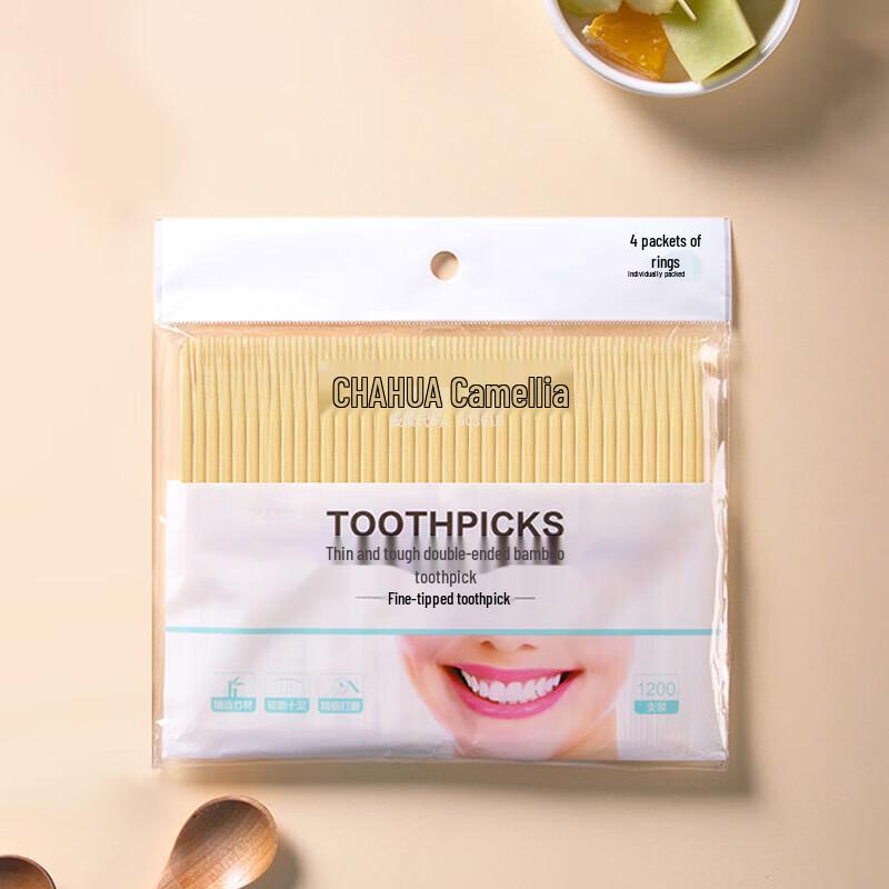 CHAHUA Double-Headed Bamboo Toothpicks