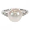No Brand #11.5(JP Size) Ring Pt900Platinum/Pearl Women