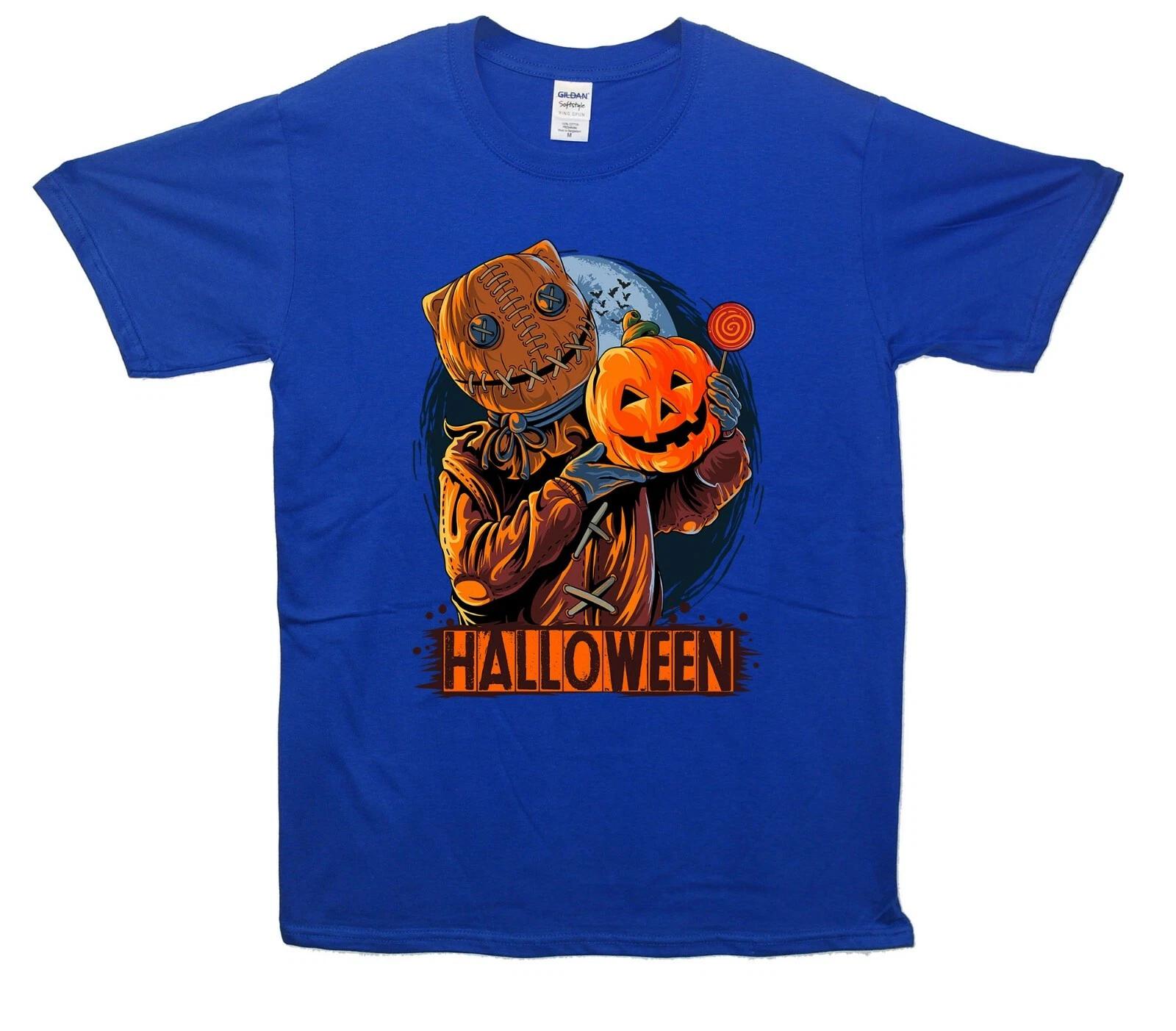 Halloween Costume Scary Printed T-Shirt Halloween, Horror, Cartoon 3XL