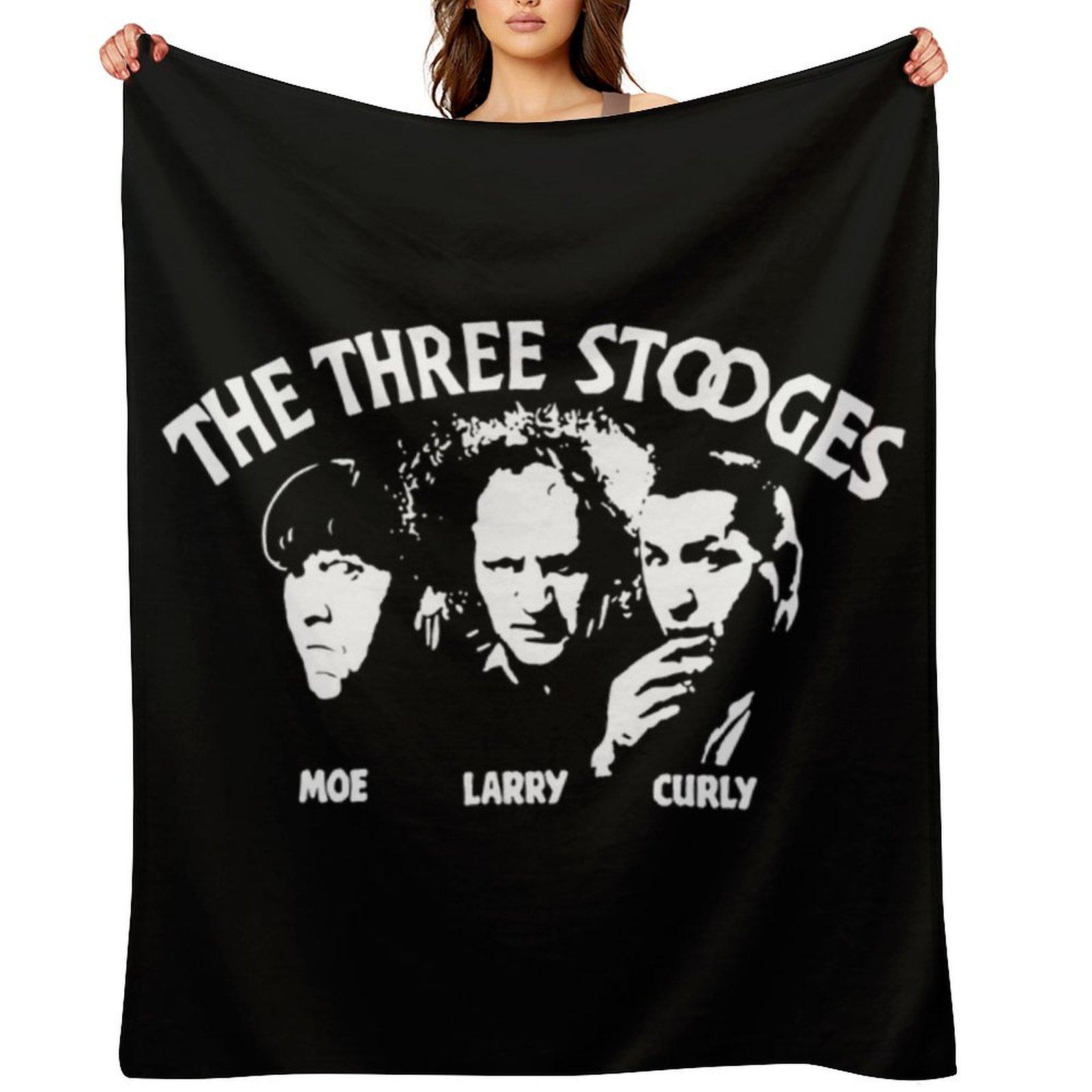 Tts The Three Stooges TShirtAmerican Vaudeville Comedy 50s fans gifts TShirtby alyseashlee37806 1 Throw Blanket 102x76cm(40x30in)