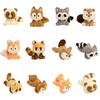Animals Raccoon Plush Toy Wrist Pad Animal Plush Doll Desk Ornament Sitting Animals Plush  Children