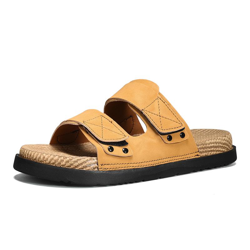 

Slippers outer wear men s summer new wear-resistant non-slip casual slippers outdoor sports beach sandals large size 46
