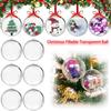 5PCS Large Capacity Hollow Fillable Bauble Balls DIY Xmas Tree Hanging Ornaments  Parties
