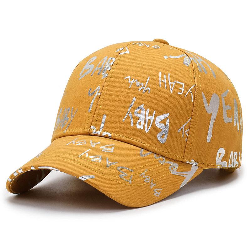 Graffiti Alphabet Baseball Hat Men's and Women's Versatile Sunshade Casual Cap Outdoor Couple Hip Hat Travel