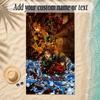 Beach TowelDemon Slayer Custom Name Text Personalized Soft Towel for Beach Pool Indoor Home Decor Gift