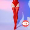 Qinghe Peacock Lace Horse Oil Knee Socks Ultra-thin Oily Sexy Black Silk Invisible Stockings Women's Stockings Seduction