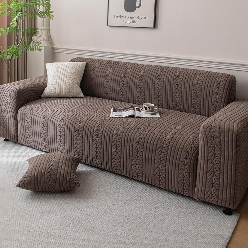 

Новый эластичный утолщенный чехол на диван, всеобъемлющий пылезащитный чехол на все сезоны, флисовый чехол на диван 190-230cm