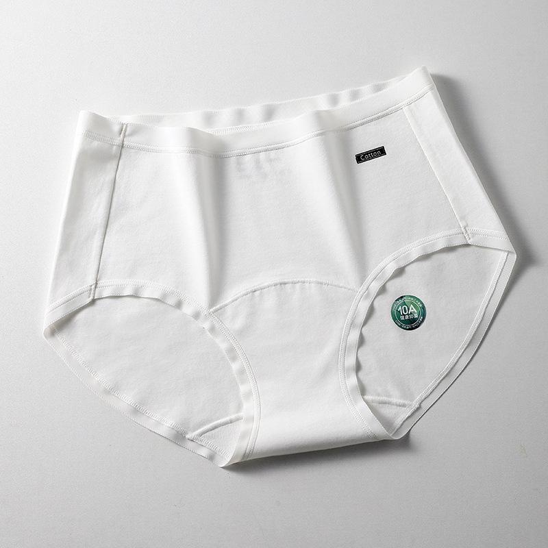 Девочки Весна и Осень Хлопковые Трусы с Длинной Ластовицей 10A Антибактериальные Бесшовные Дышащие M