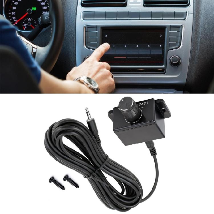 Vehicle Audios Controller Knob Car Amplifier Volumes Regulator AUX Volumes Knob Quick Install Bass Subwoofer Adjuster