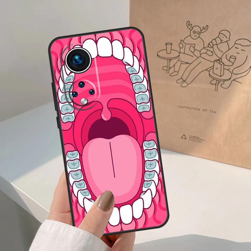 Dentist Tooth Pattern For Honor Magic 8 7 6 5 Pro Case For Honor X9d X9c X9b X9a X8c X8b Win 200 400 50 70 90 Lite